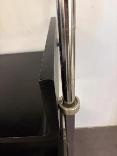 Modular Wall Unit by Michel Ducaroy Lacquered Wood and Steel France 1970s