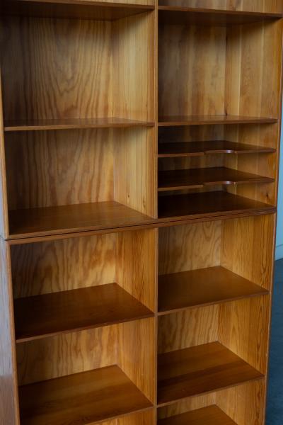 Mogens Koch Danish Pine Bookcases by Mogens Koch for Rud Rasmussen