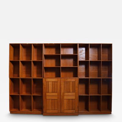 Mogens Koch MOGENS KOCH Bookcase Wall Unit Oregon Pine for Rud Rasmussen