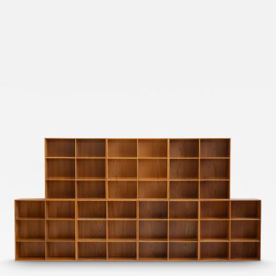 Mogens Koch Mogens Koch Bookcases Set of Seven