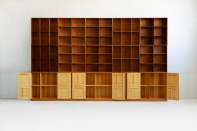 Mogens Koch Mogens Koch Modular Bookcase Wall System for Rud Rasmussen Denmark 1955c 