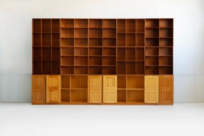 Mogens Koch Mogens Koch Modular Bookcase Wall System for Rud Rasmussen Denmark 1955c 