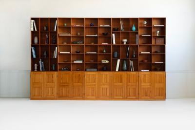 Mogens Koch Mogens Koch Modular Bookcase Wall System for Rud Rasmussen Denmark 1955c 