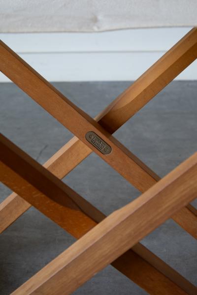 Mogens Koch Set of 4 MK16 Folding Safari Chairs by Mogens Koch for Cado Denmark