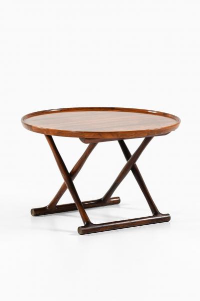 Mogens Lassen Egyptian Table in Rosewood and Brass by Mogens Lassen 1935