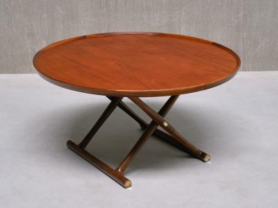 Mogens Lassen Mogens Lassen Egyptian Coffee Table Teak and Brass A J Iversen Denmark