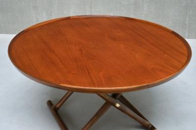 Mogens Lassen Mogens Lassen Egyptian Coffee Table Teak and Brass A J Iversen Denmark