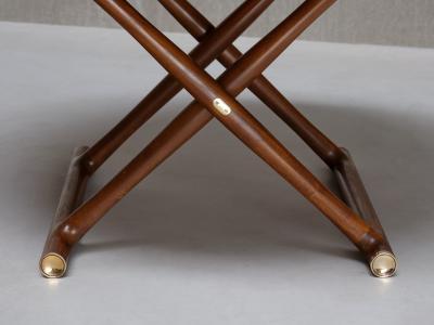 Mogens Lassen Mogens Lassen Egyptian Coffee Table Teak and Brass A J Iversen Denmark