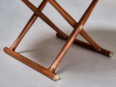 Mogens Lassen Mogens Lassen Egyptian Coffee Table Teak and Brass A J Iversen Denmark