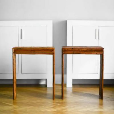 Molto Bamboo Console set of 2 