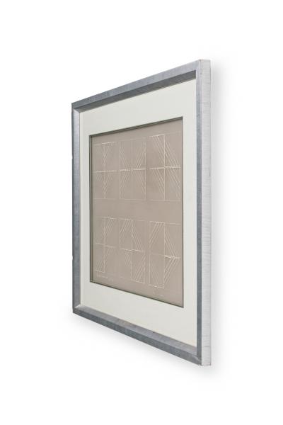 Mon Levinson American Op Art Lithograph Titled Six of Choice 