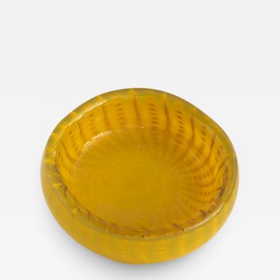 Mona Morales Schildt MONA MORALES SCHILDT GOLDEN GLASS BOWL KOSTA SWEDEN Scandinavian modern