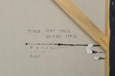 Monica Perez Monica Perez Hat Trick Original Acrylic Painting on Canvas 2021