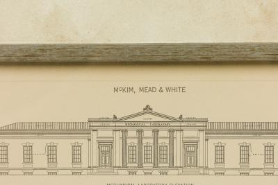 Monograph Print Titled Detail Central Portion Academic Building Univer