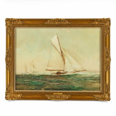 Montague Dawson A Windy Day by Montague Dawson 