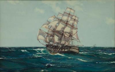 Montague Dawson Montague Dawson Wind Aft The Repulse