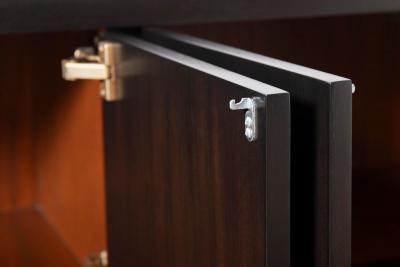 Monumental 10 Foot Custom Mid Century Modern Media Console in Solid Mahogany