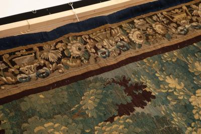 Monumental 18th Century Aubusson Verdure Tapestry