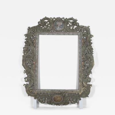 Monumental 18th Century Austrian Carved Frame in Baroque Taste