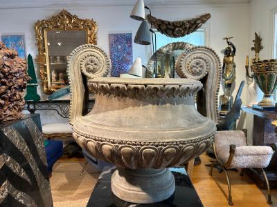 Monumental 18th Century French Louis XVI Terracotta Urn
