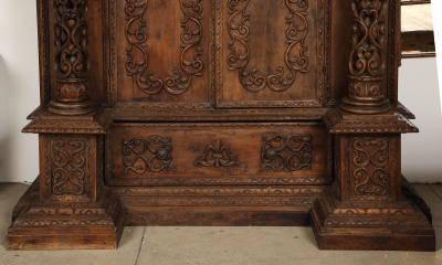 Monumental 18th Century Italian Walnut Armoire