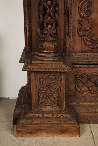 Monumental 18th Century Italian Walnut Armoire