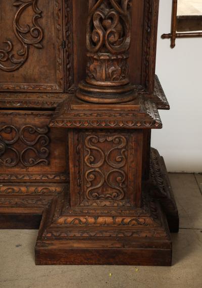 Monumental 18th Century Italian Walnut Armoire