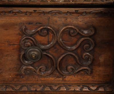 Monumental 18th Century Italian Walnut Armoire