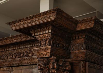 Monumental 18th Century Italian Walnut Armoire