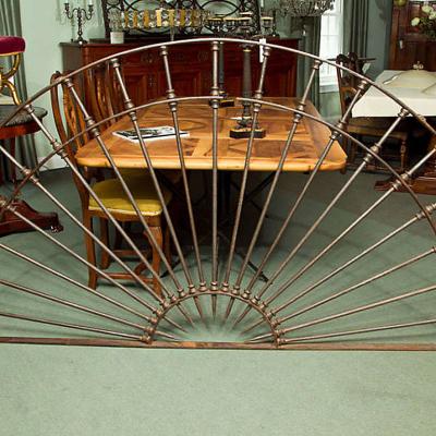 Monumental 18th Century Wrought Iron Dome Shaped Element