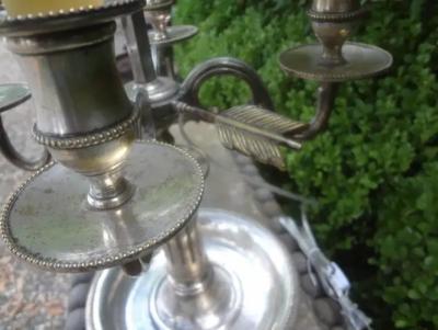 Monumental 19th Century French Louis XVI Style Bouillotte Lamp