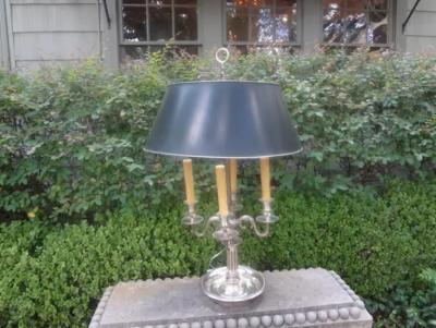 Monumental 19th Century French Louis XVI Style Bouillotte Lamp