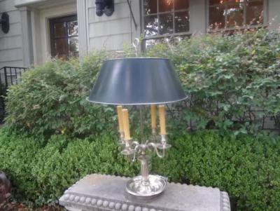 Monumental 19th Century French Louis XVI Style Bouillotte Lamp