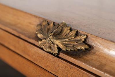 Monumental 19thC French Walnut Breakfront Glazed Bookcase