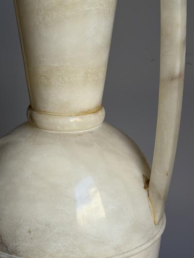 Monumental Alabaster Amphora Lamp