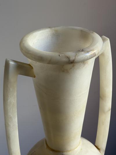 Monumental Alabaster Amphora Lamp