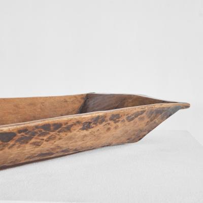 Monumental Antique Hand Carved Wooden Trough or Bowl Wabi Sabi 19th Century