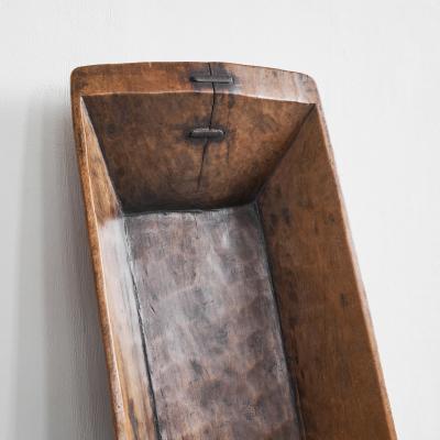 Monumental Antique Hand Carved Wooden Trough or Bowl Wabi Sabi 19th Century