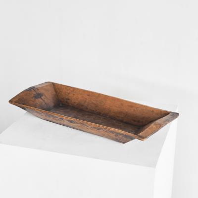 Monumental Antique Hand Carved Wooden Trough or Bowl Wabi Sabi 19th Century