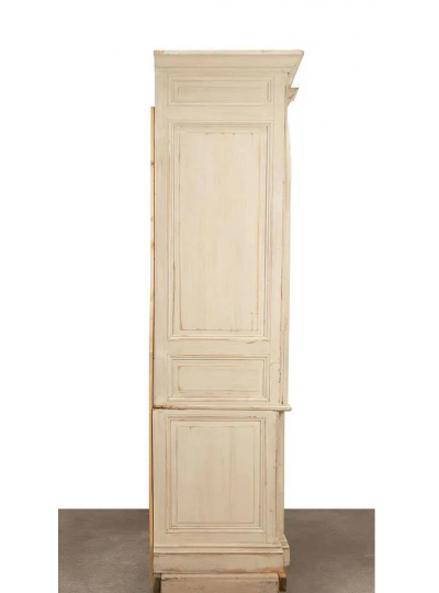 Monumental Architectural Alcove Painted Cabinet