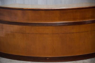 Monumental Art Deco Curved Counter Italy Mid 20th Century