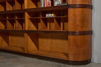 Monumental Art Deco Display Cabinet Italy Mid 20th Century