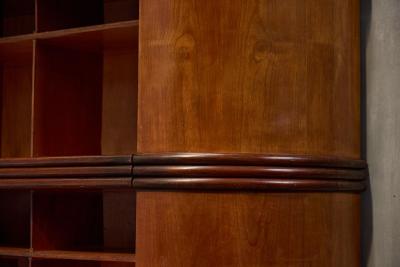 Monumental Art Deco Display Cabinet Italy Mid 20th Century