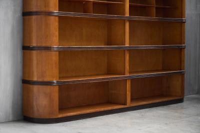 Monumental Art Deco Display Cabinet Italy Mid 20th Century