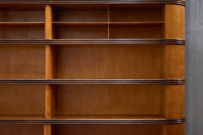 Monumental Art Deco Display Cabinet Italy Mid 20th Century