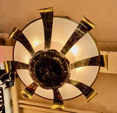 Monumental Art Deco Theater Chandelier 1920s Warfield Theater San Francisco