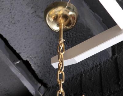 Monumental Brass Sputnik or Urchin Chandelier