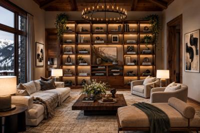 Monumental Brazilian Modern Bookshelf in Solid Rosewood with Storage Brazil