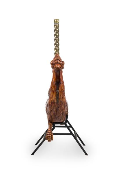 Monumental Carousel Rooster Figure