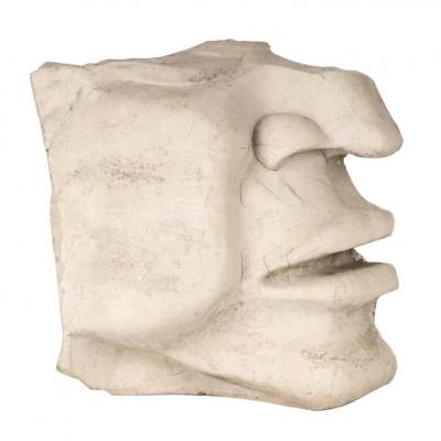 Monumental Cast Stone Architectural Element Nose and Mouth Profile